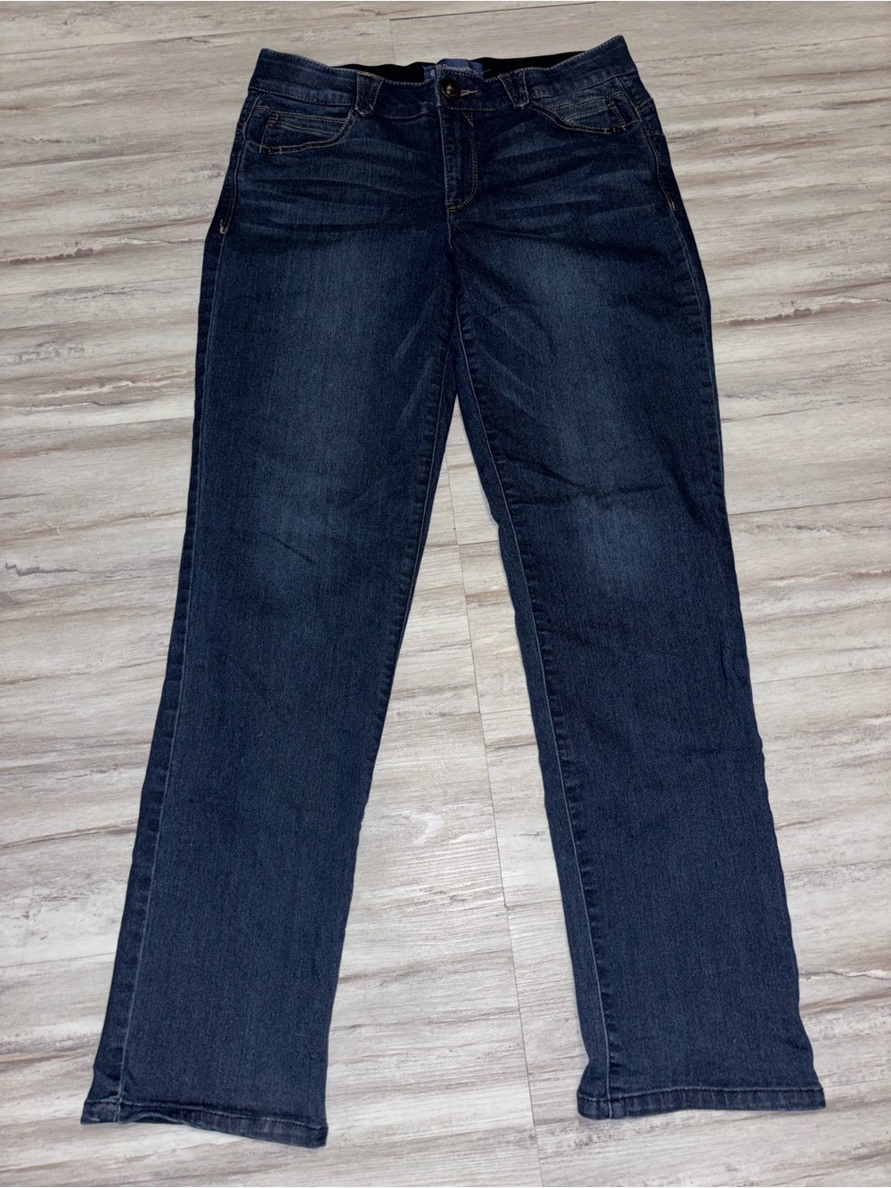 Democracy Womenβs Skinny Jeans in Dark Wash Blue βAbβsolution Sz 8